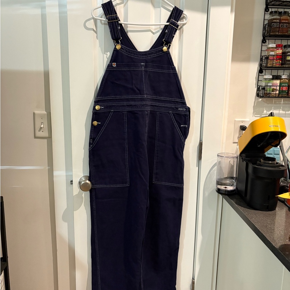 Big Bud Press Navy Blue Women's Jeans Overalls